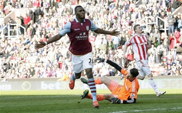 Benteke scoring a goal