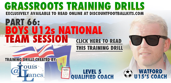 Boys U12s National Team Session