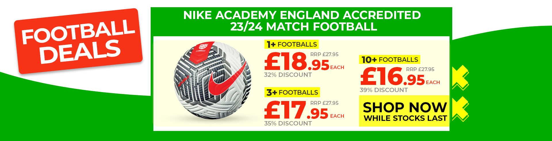 NIKE ENGLAND ACCREDITED MATCH FOOTBALLS