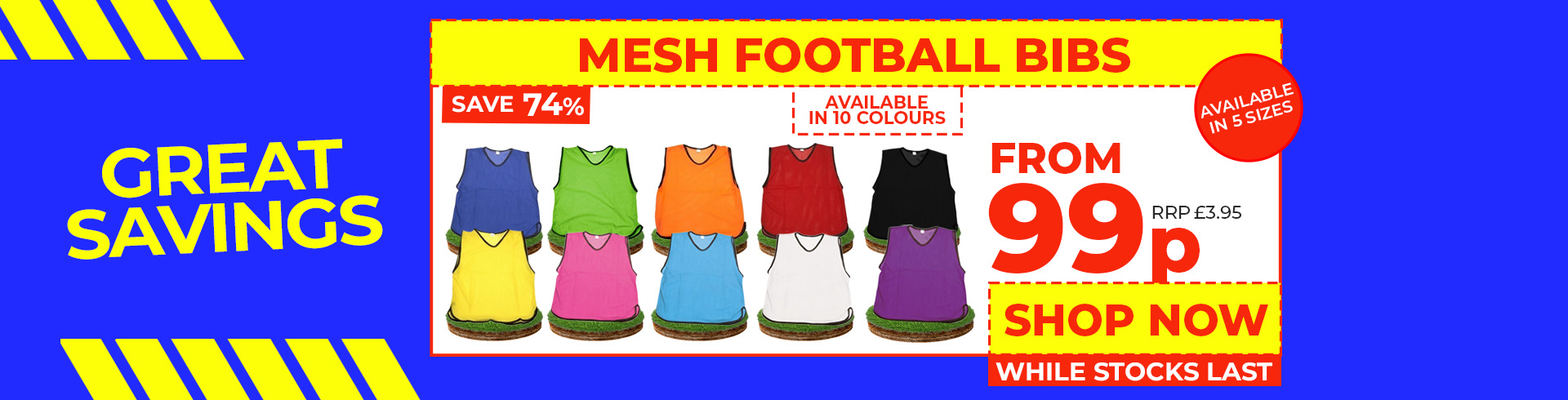 MESH BIBS FROM 99p