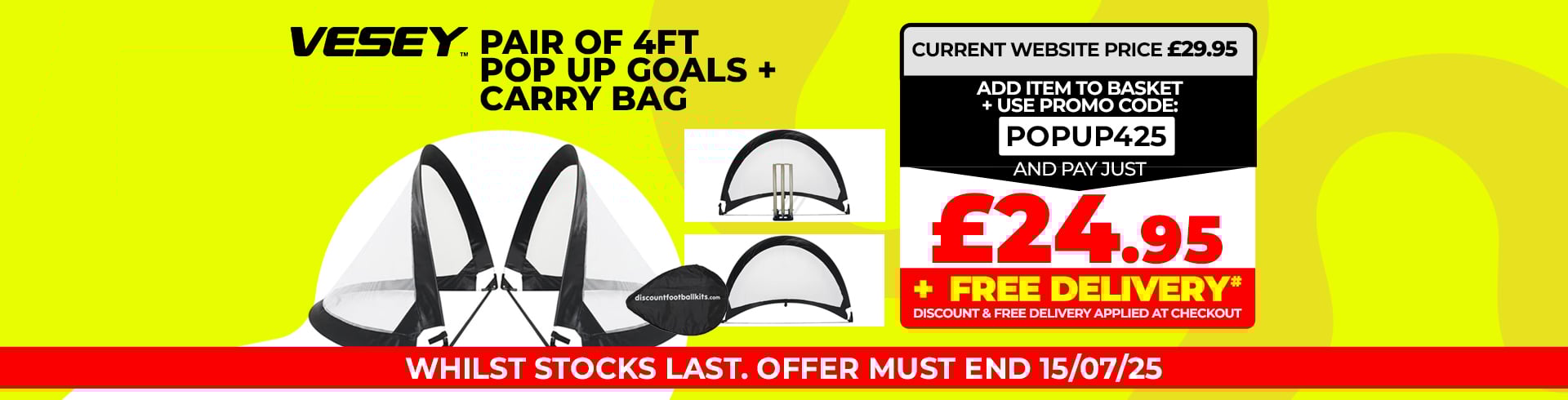 4ft POP UP GOALS