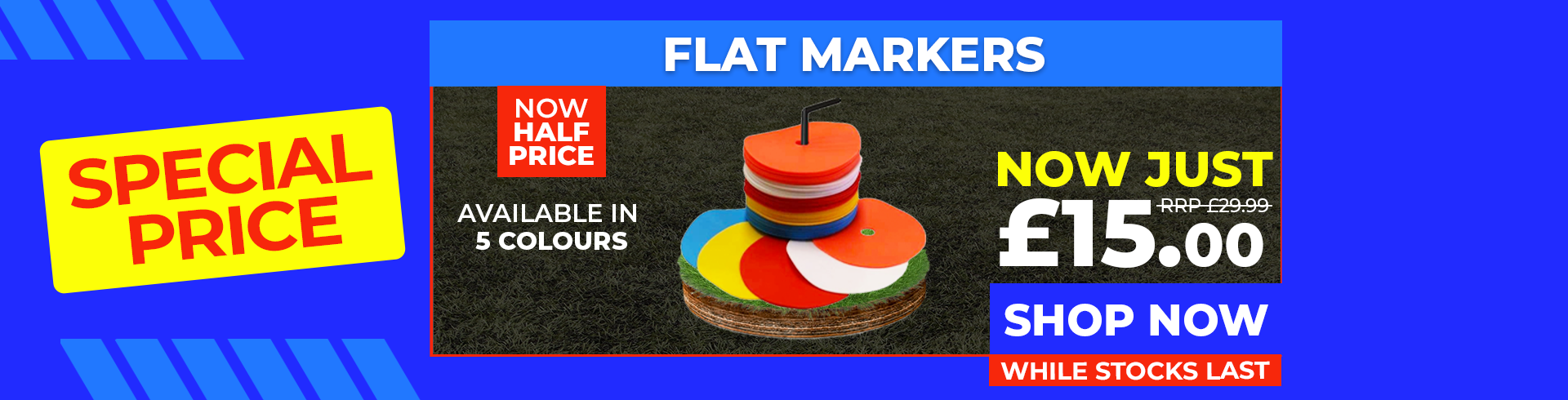 20 FLAT SPOT MARKERS