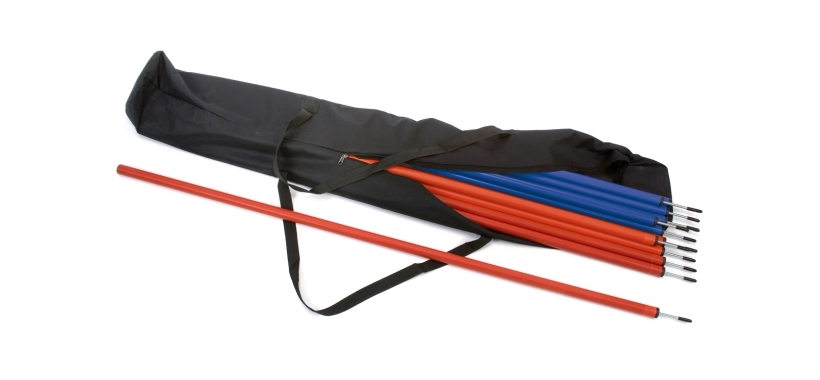 8 x Slalom Poles & Carry Bag