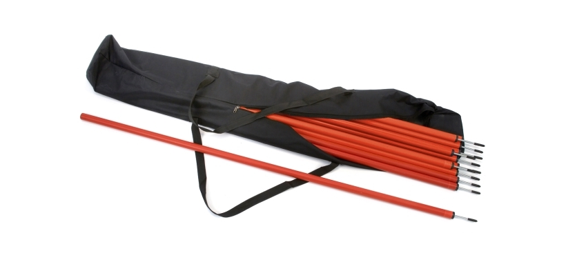 12 x Slalom Poles & Carry Bag