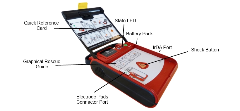 CU Medical Systems iPAD AED NF1200 Defibrillator