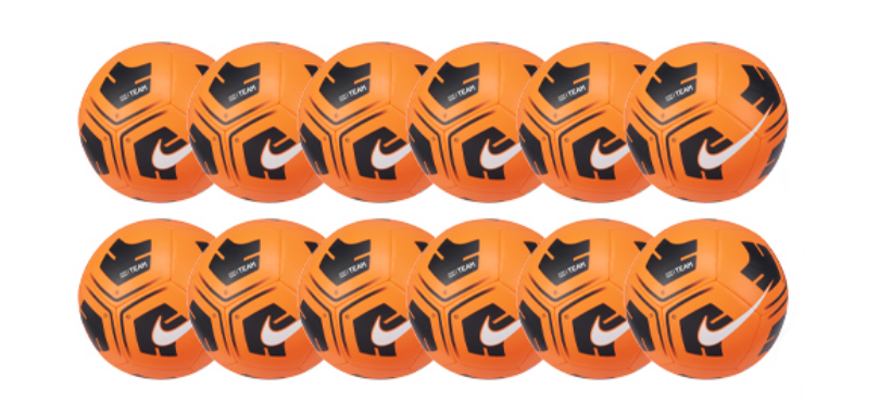 12 x Orange Nike Park Team Training Footballs