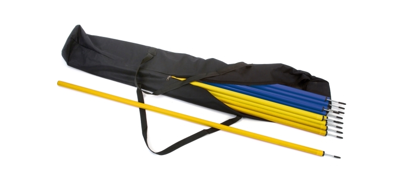 8 x Slalom Poles & Carry Bag