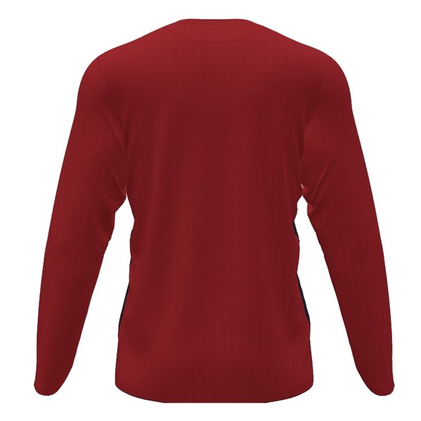 Joma Pisa II LS Football Shirt Red/Black