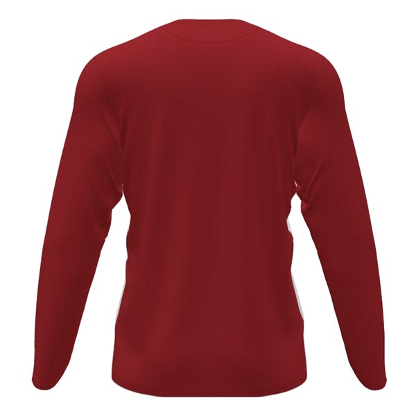Joma Pisa II LS Football Shirt Red/White