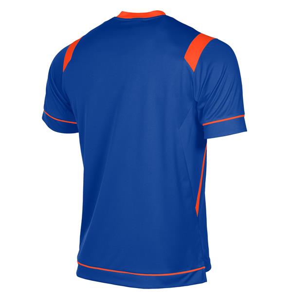 Stanno Arezzo SS Deep Blue/Shocking Orange Football Shirt