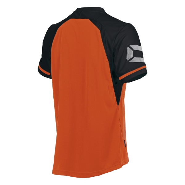 Stanno Liga Shocking Orange/Black SS Football Shirt