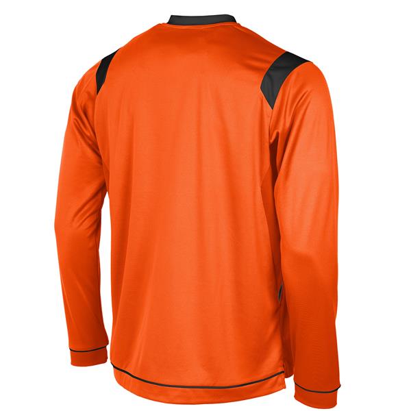 Stanno Arezzo LS Orange/Black Football Shirt