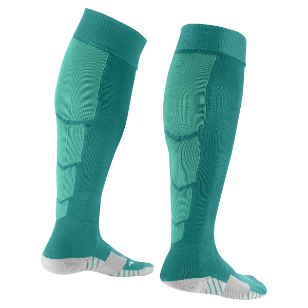 white and green nike elite socks
