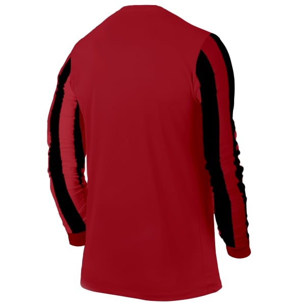 Nike Pro Striped LS Uni Red/Black Football Shirt