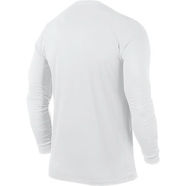 Nike Park VI LS Football Shirt White/Black Youths