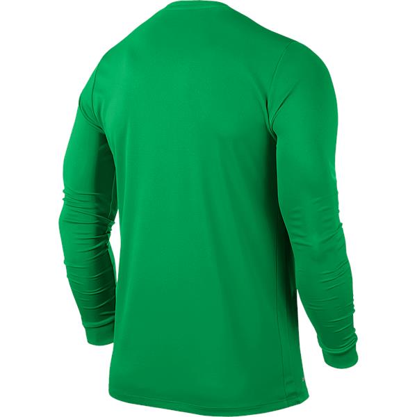Nike Park VI LS Football Shirt Hyper Verde/Black Youths