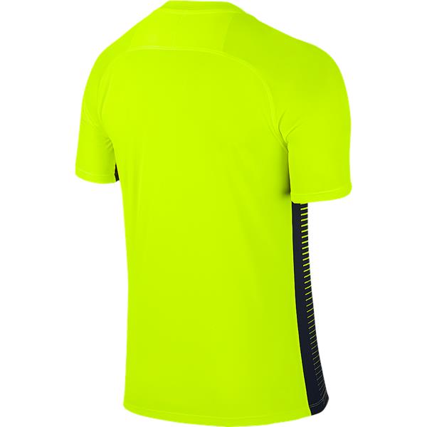 Nike Precision IV SS Football Shirt Volt/Midnight Navy