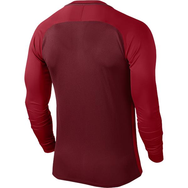 Nike Trophy III LS Football Shirt Team Red/Gym Red Youths