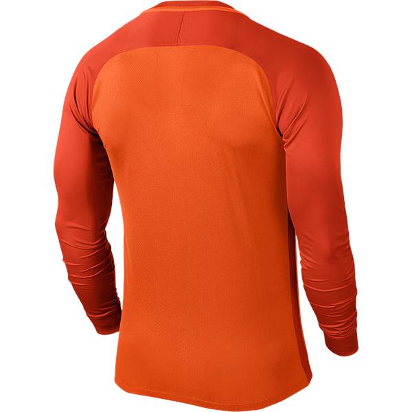 Nike Trophy III LS Football Shirt Safety Orange/Team Orange Youths