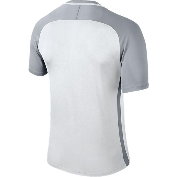 Nike Trophy III SS Football Shirt White/Wolf Grey Youths