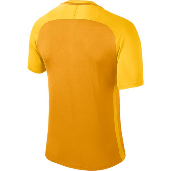 Nike Trophy III SS Football Shirt Uni Gold/Tour Yellow Youths