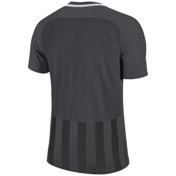 Nike Striped Division III SS Football Shirt Anthracite/Black