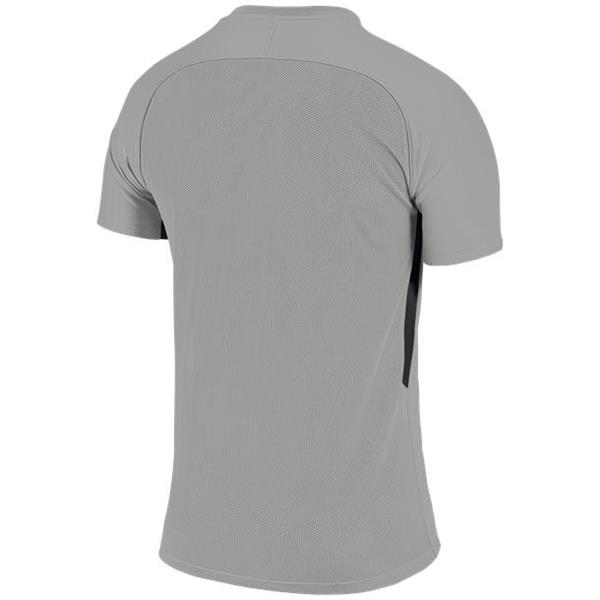 Nike Tiempo Premier SS Football Shirt Pewter Grey/Black
