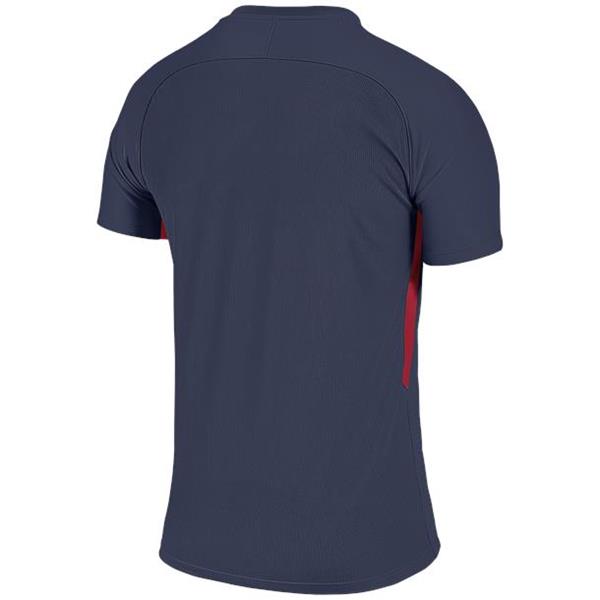 Nike Tiempo Premier SS Football Shirt Midnight Navy/Uni Red