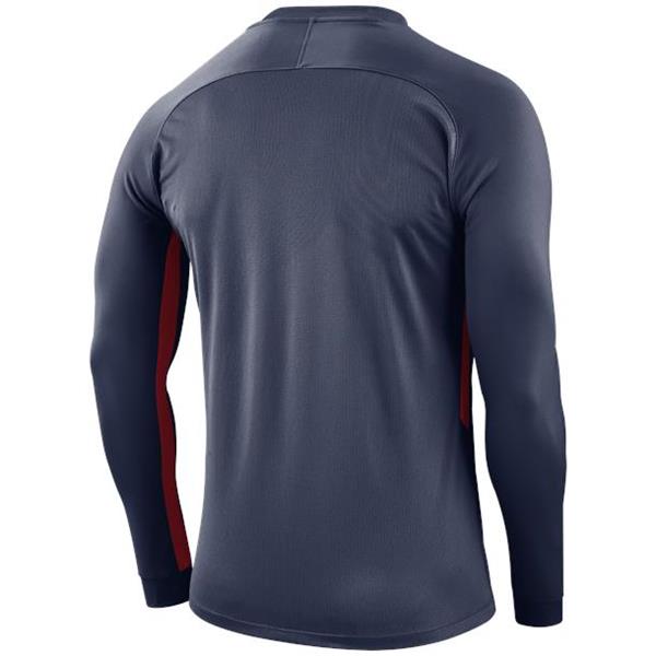 Nike Tiempo Premier LS Football Shirt Midnight Navy/Uni Red