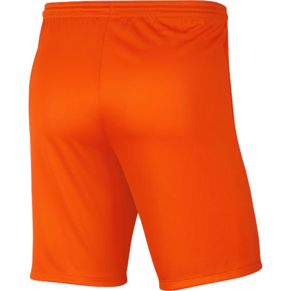 Nike Park III Knit Short Safety Orange/Black