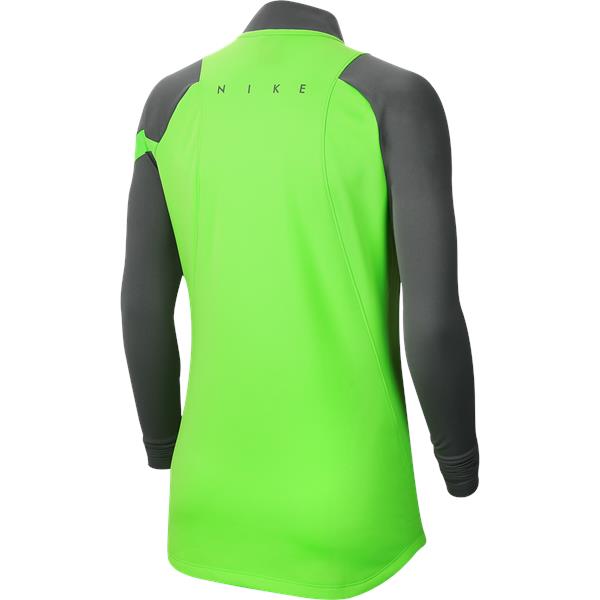 Nike Womens Academy Pro Green Strike/Anthracite Drill Top