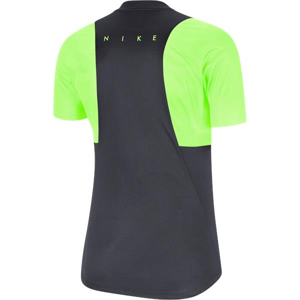 Nike Womens Academy Pro Anthracite/Green Strike Training Top