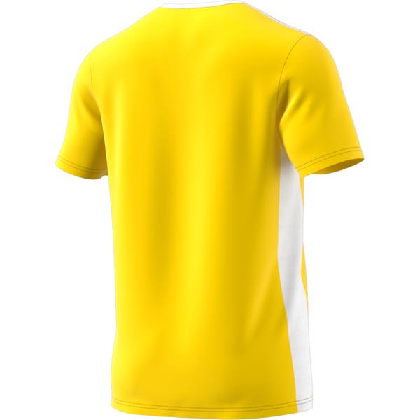 adidas Entrada 18 Yellow/White Football Shirt