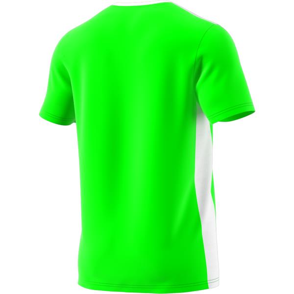 adidas Entrada 18 Solar Green/White Football Shirt