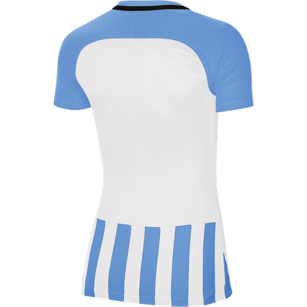 nike blue and white striped football shirt