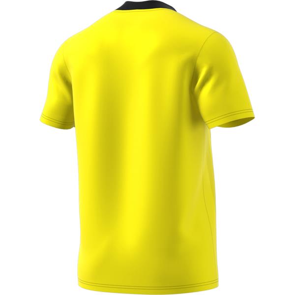 adidas REF 18 Shock Yellow Short Sleeve Jersey