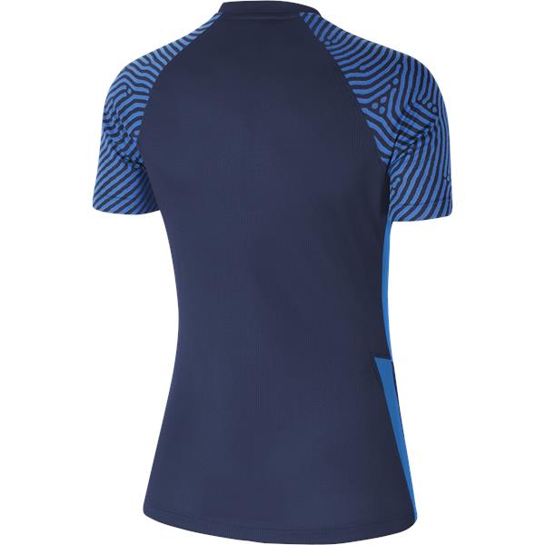 Nike Womens Strike II Football Shirt Midnight Navy/Photo Blue