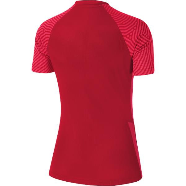 Nike Womens Strike II Football Shirt Uni Red/Bright Crimson