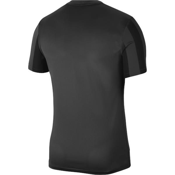 Nike Striped Division IV SS Football Shirt Anthracite/Black
