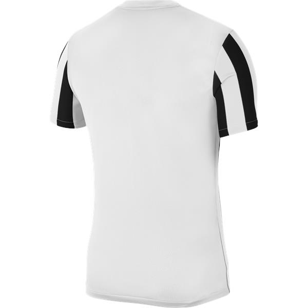 Nike Striped Division IV SS Football Shirt White/Black