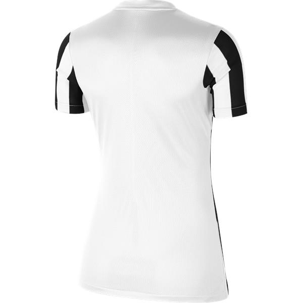 Nike Womens Striped Division IV Football Shirt White/Black