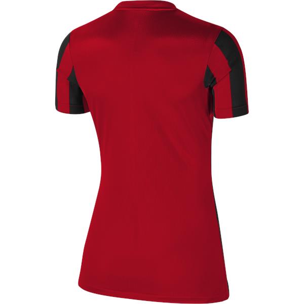 Nike Womens Striped Division IV Football Shirt Uni Red/Black