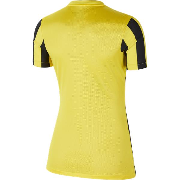 Nike Womens Striped Division IV Football Shirt Tour Yellow/Black