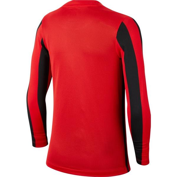 Nike Striped Division IV LS Football Shirt Uni Red/Black