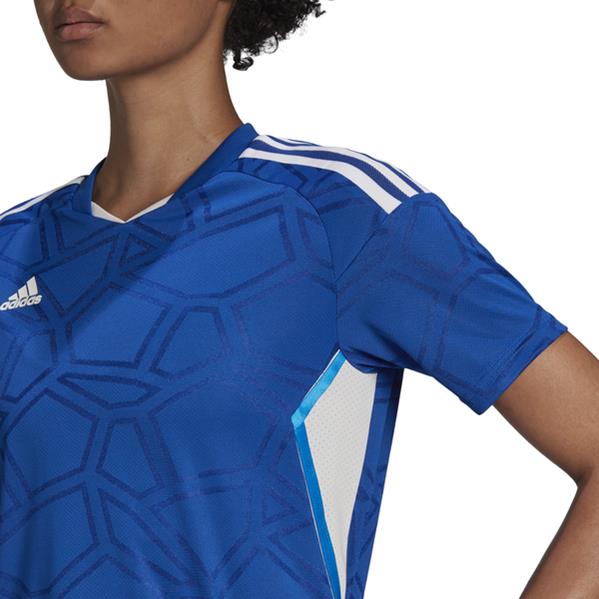 adidas Condivo 22 Womens Royal Blue/White Football Shirt