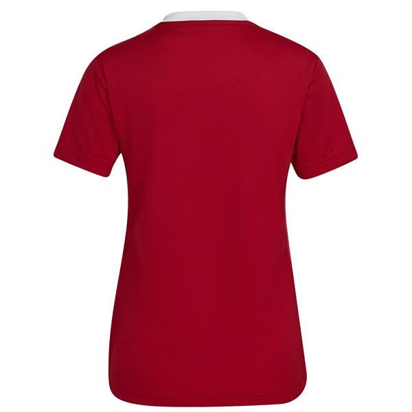 adidas Entrada 22 Womens Power Red/White Football Shirt