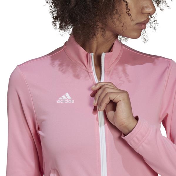 adidas Entrada 22 Semi Pink Glow/White Track Jacket Womens
