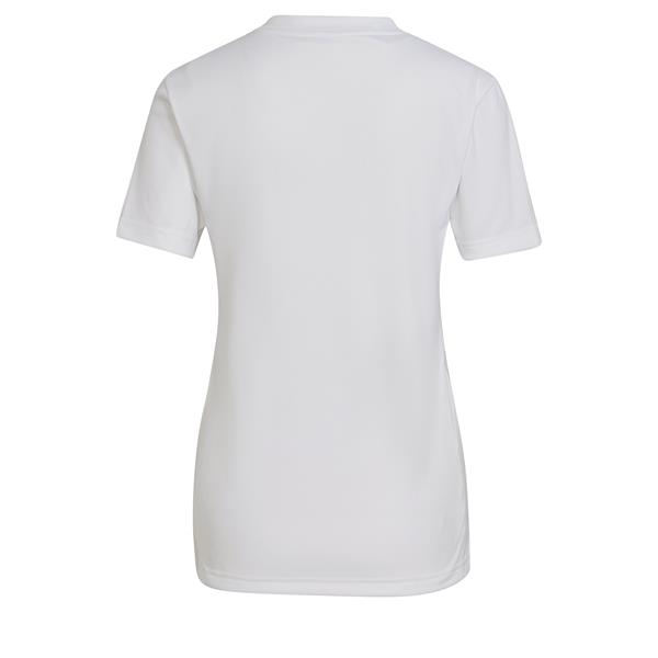 adidas Entrada 22 GFX Womens White/Light Grey Football Shirt