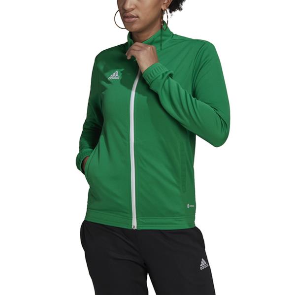 adidas Entrada 22 Team Green/White Track Jacket Womens