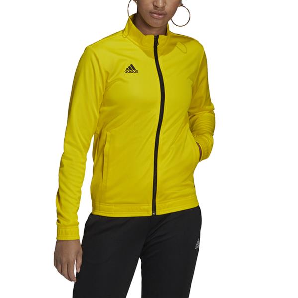adidas Entrada 22 Team Yellow/Black Track Jacket Womens